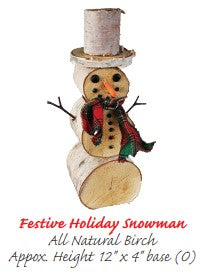 ~12 in. Festive Holiday Snowman