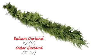 25 ft. Cedar Garland